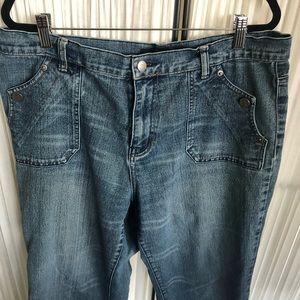 Venezia jeans sz 16 Lane Bryant. Snap pockets CLx35